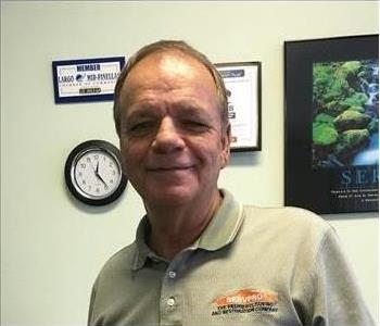 Photo of Mike in SERVPRO office